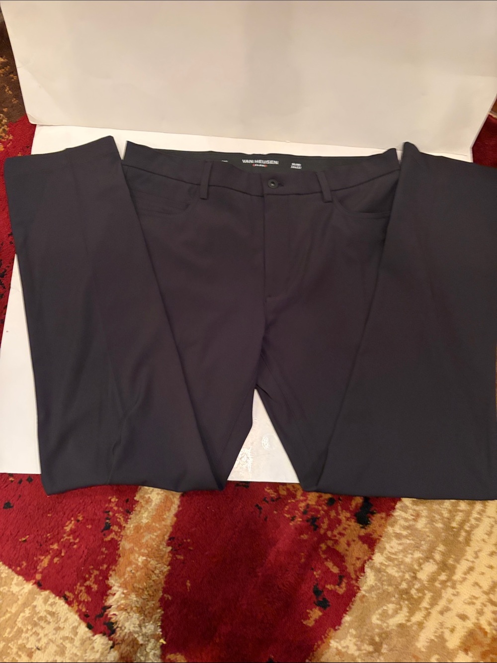 Van Heusen Men's Dress Pants - Black